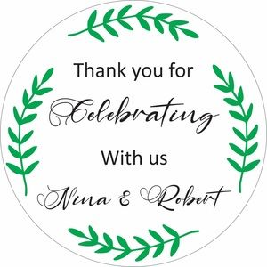 Personalized Round Circle Label